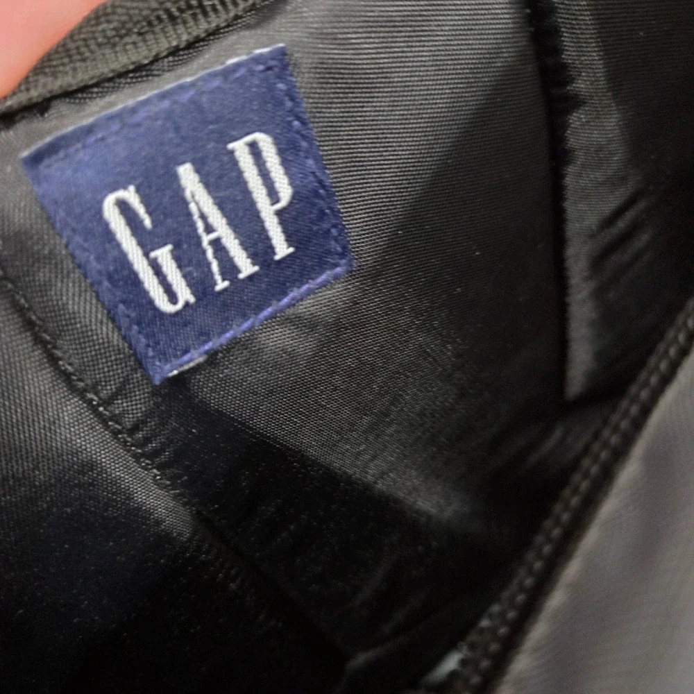 Vintage Gap Summit 99 Sling Bag Grey Nylon One Shoulder Techwear Backpack Y2K